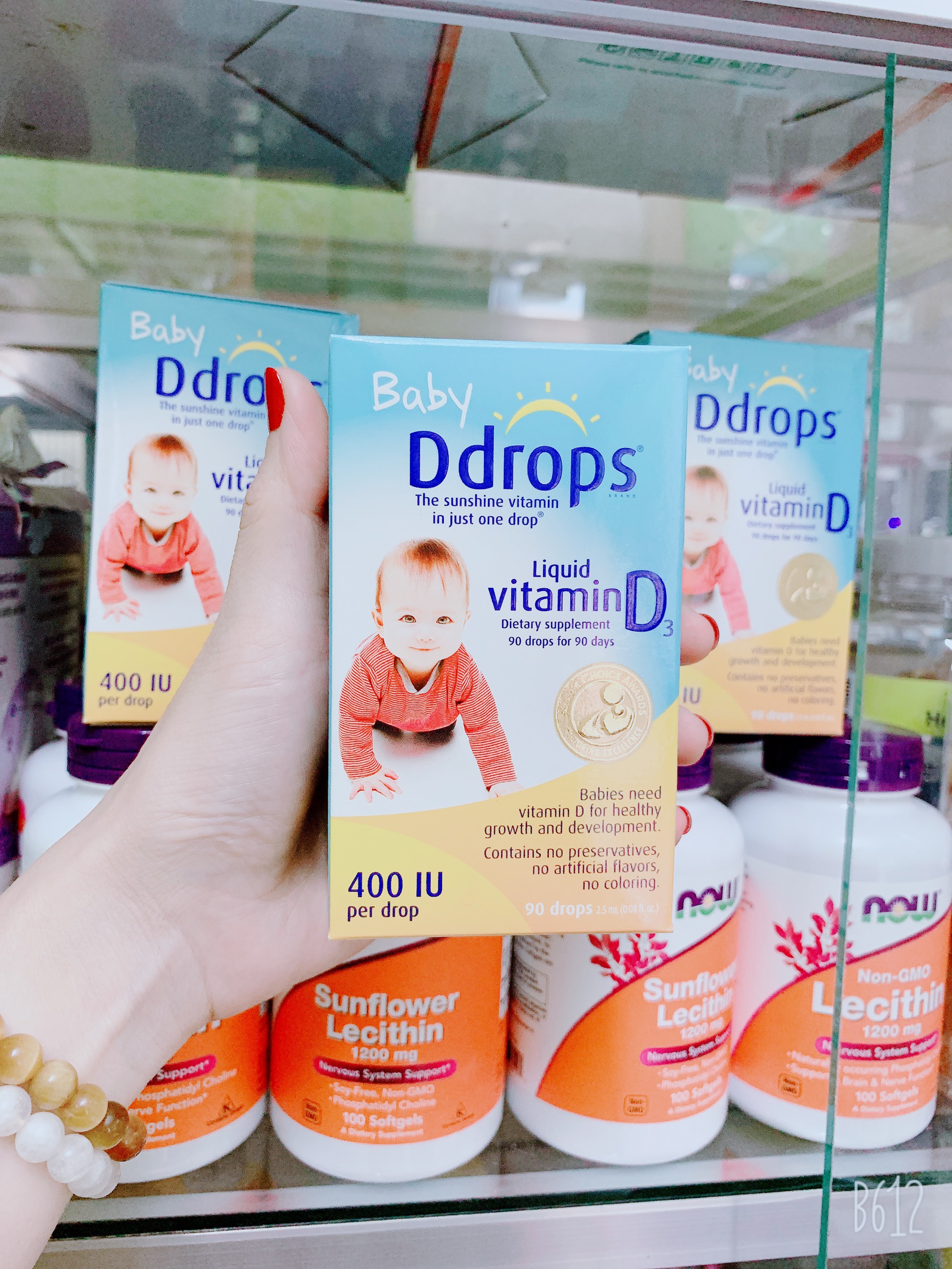 Baby Ddrops Vitamin D3 Cho Trẻ Sơ Sinh 90 Giọt Của Mỹ(Có Bill Nhập)